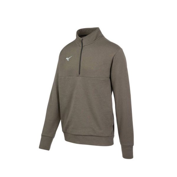 Grey Mizuno MZ1 1/4 Zip Fleece Men's Pullover | 41238-WCMQ