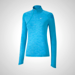 Azure Mizuno ALPHA HALF ZIP Running Women's Tops | 54169-SWIC