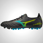 Mizuno Morelia Neo III Pro AG Soccer Cleats - Black/Blue Turquoise