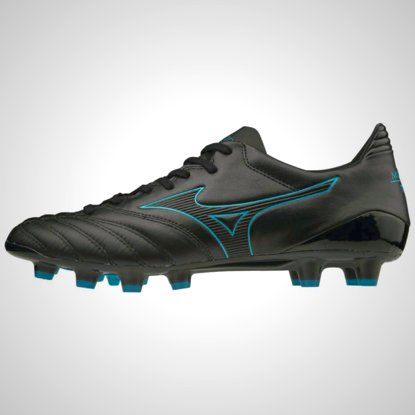 Mizuno Morelia Neo KL II Soccer Cleats - Black/Blue Turquoise