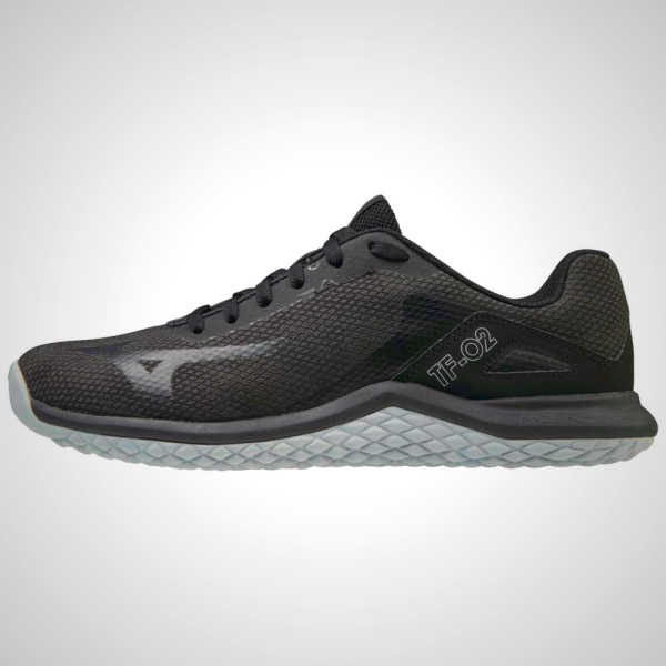 Mizuno TF-02 Women's Training Shoes Black/Grey | 51607-XAUF