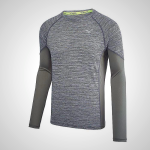 Black Mizuno Alpha Long Sleeve Men's Top | 96384-MNXP