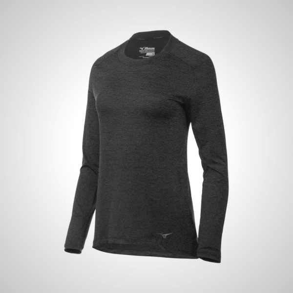 Black Mizuno Alpha Long Sleeve Women's Top | 75019-CIPG