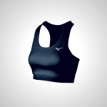 Black Mizuno Alpha Mesh Back Women's Running Bra | 26950-EVLU