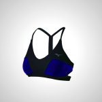 Black Mizuno April Ross Vantage Thin Strap Women's Run Bra | 98035-IZJH