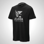 Black Mizuno Atlanta Track Club Sport Men's T-Shirt | 85460-KGIA