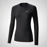 Black Mizuno Bio Gear LS Women's Tops | 48563-TXDE