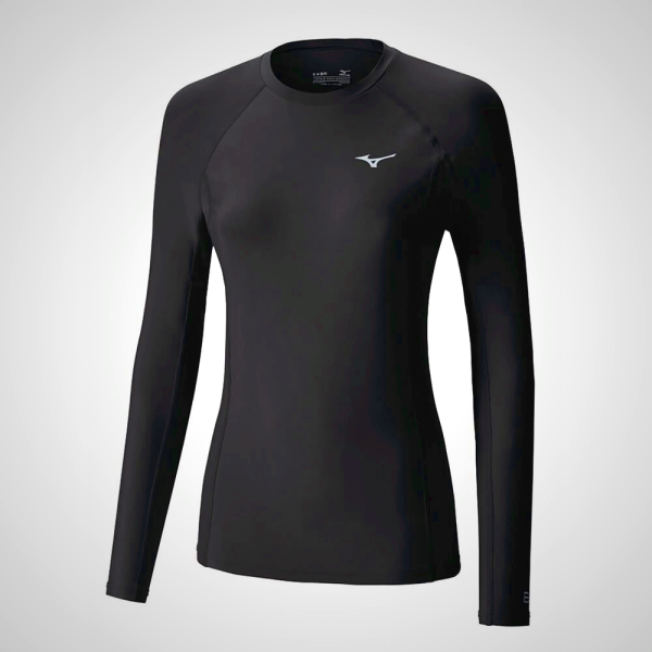 Black Mizuno Bio Gear LS Women's Tops | 48563-TXDE