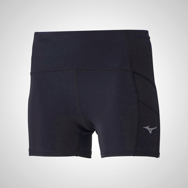 Black Mizuno Core Short Women's Tights | 39625-JITF