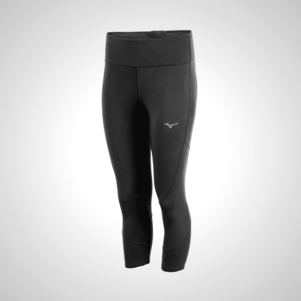 Black Mizuno Impulse ¾ Women's Tights | 98304-KPDF