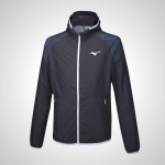 Black Mizuno Printed Hoody Men's Jacket | 93817-LJYS