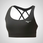 Black Mizuno Women's Running Sports Bra | 72439-UPLI
