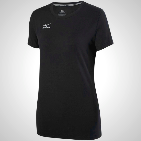 Black Mizuno Volleyball Attack 2.0 Women's T-Shirt | 97842-CEDS