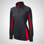 Black/Red Mizuno Elite 9 Focus Full-Zip Women's Jacket | 26473-GPMZ