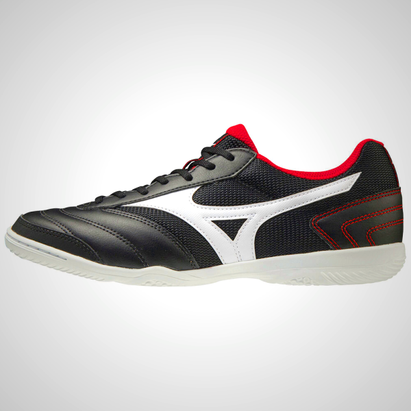 Mizuno MRL Sala Club IN Men's Soccer Shoes Black/Silver/Red 27805-IXZU