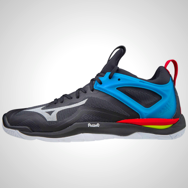 Mizuno WAVE MIRAGE 3 Men's Handball Shoes Black/White/Blue 34597-SRQX