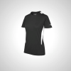 Black/White Mizuno Softball Crew Neck Women's Jersey | 53019-CGUQ