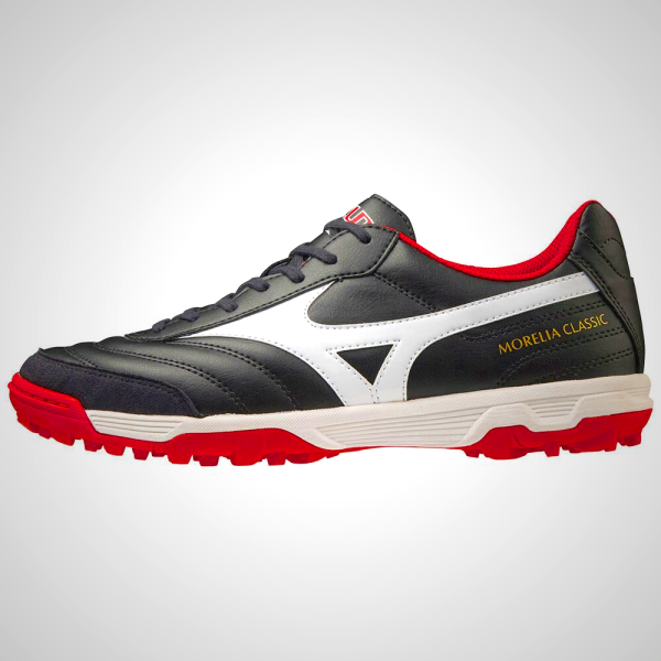 Mizuno Morelia Sala Classic TF Women's Soccer Shoes Black/White/Red