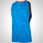 Mizuno Men's Aero Running Tank Top - Blue/Black | 98713-VOZU