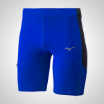 Blue Mizuno Core Mid Running Men's Tights | 62590-ZEAC