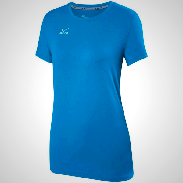 Blue Mizuno Volleyball Attack 2.0 Women's T-Shirt | 57281-THQL