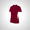 Burgundy/White Mizuno Softball Crew Neck Women's Jersey 70812-HZXO