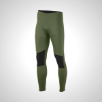 Mizuno Breath Thermo Men's Tights Green/Black 03867-ZTHM