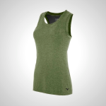 Green Mizuno Alpha Running Women's Tank Top | 73065-OZIQ