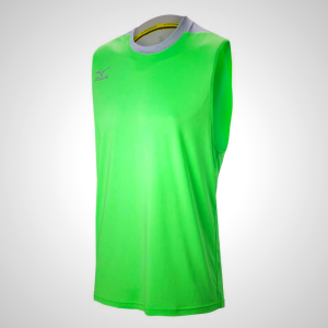 Mizuno Men's Green/Silver Cutoff Jersey 41573-ETNK