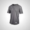 Grey Mizuno Aerolite 2-Button Baseball Jersey for Men | 54329-FMJK