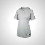 Grey Mizuno Aerolite 2-Button Softball Women's Jersey | 34518-MBQG