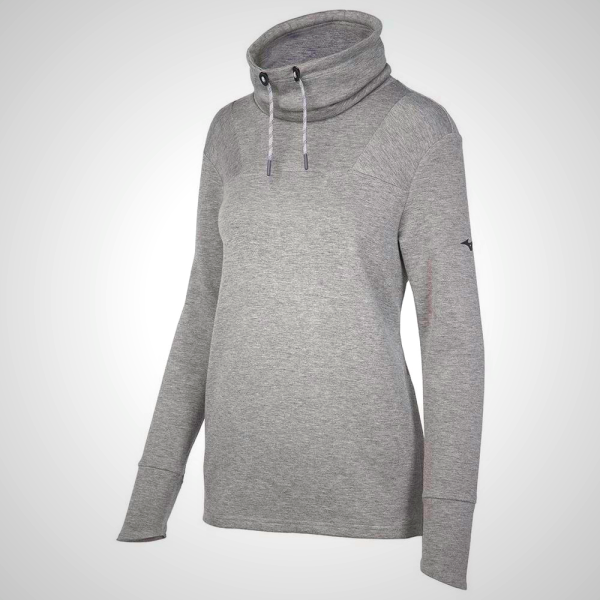 Grey Mizuno April Ross Funnel Neck Women's Pullover | 17653-NQDV