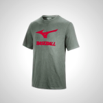 Grey Mizuno Baseball Graphic Men's T-Shirt | 51789-PZHG