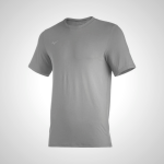 Grey Mizuno Comp Diamond Short Sleeve Crew T-Shirt for Men | 15027-ZMAX