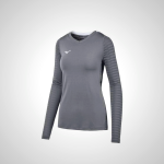 Grey Mizuno United Long Sleeve Women's Jersey 64590-QRNL