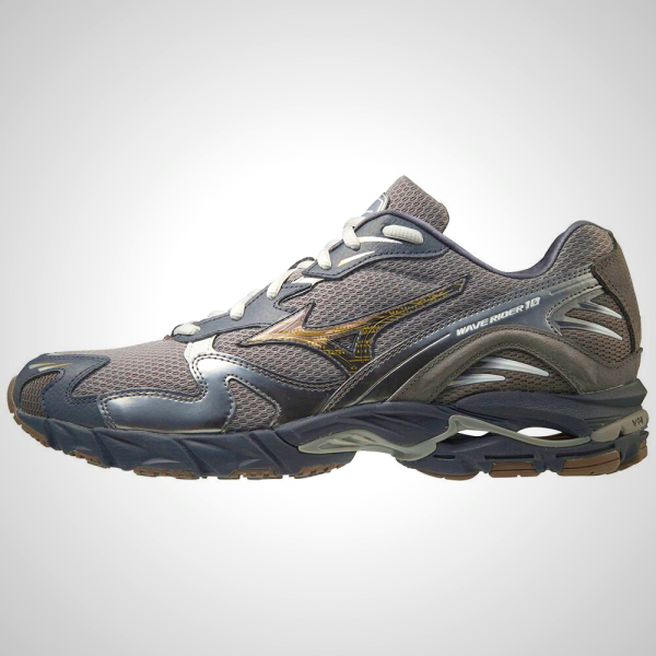 Grey Mizuno Wave Rider 10 Women's Sneakers | 01524-FWQK