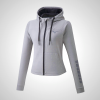 Grey Mizuno Zip Women's Hoodie 98416-XPTB