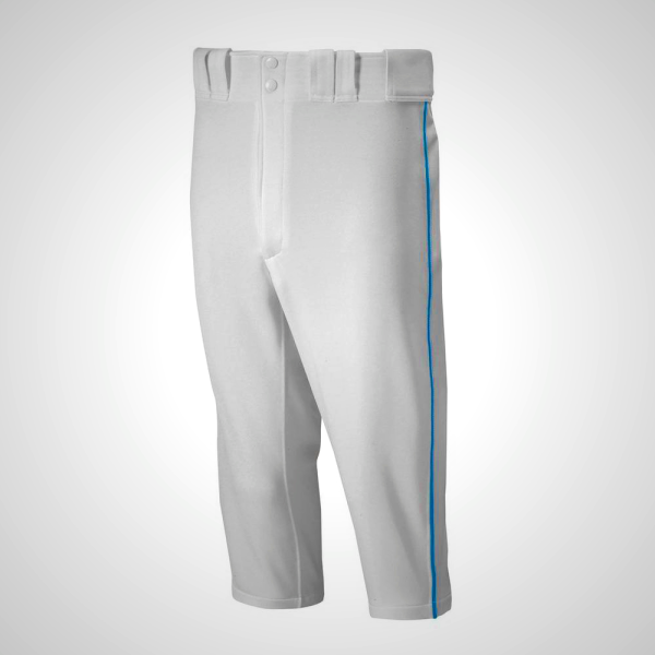 Grey/Royal Mizuno Premier Short Piped Baseball Pants for Men | 85931-VNHC
