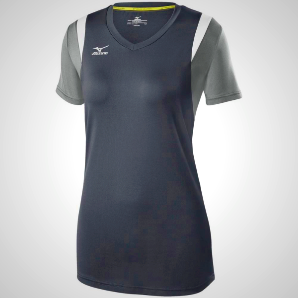 Grey/Silver Mizuno Balboa 5.0 Long Sleeve Women's Volleyball Jersey | 85319-IAQE