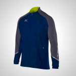 Mizuno Elite 1/2 Zip Men's Pullover Navy/Grey | 21537-HSEX