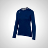 Navy Mizuno Alpha Long Sleeve Women's Top | 31942-UYBC