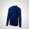 Navy Mizuno Alpha Stretch Sleeve Men's T-Shirt | 30957-XDCK