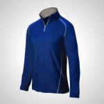 Navy Mizuno Comp 1/4 Zip Batting Men's Jacket | 87632-SXPJ