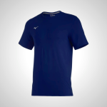Navy Mizuno Comp Diamond Short Sleeve Crew T-Shirt for Men | 82307-VHNB