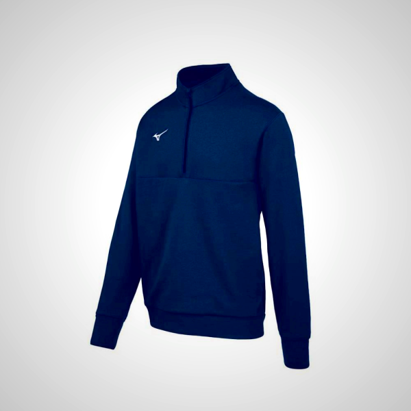 Navy Mizuno MZ1 1/4 Zip Fleece Men's Pullover | 25837-LJOT