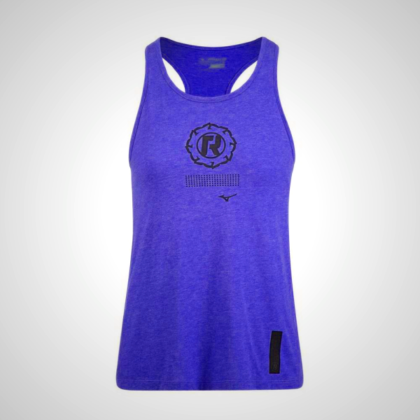 Navy Mizuno Ronda Rousey Graphic Women's Tank Top | 18236-JMZV