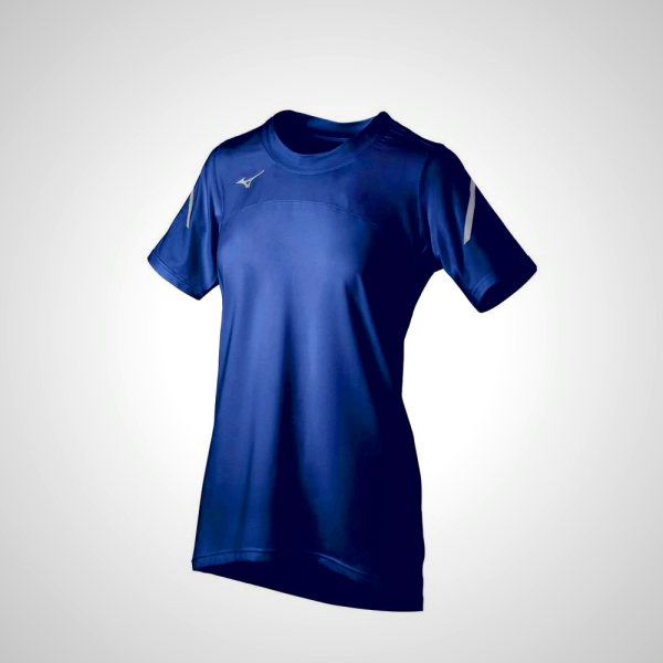 Navy Mizuno Techno VII Short Sleeve Women's Jersey | 70834-AXGL