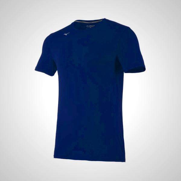 Navy Mizuno Volleyball Attack 2.0 Men's T-Shirt | 86470-YHNF
