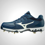 Mizuno 9-Spike Swift 6 Low Metal Softball Cleats Navy/White | 76135-QMLE
