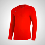 Orange Mizuno Comp Diamond Long Sleeve Crew Top for Men | 48657-LCSW